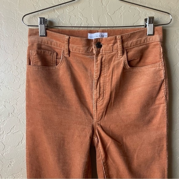 Loft Brown Corduroy High Waist Skinny Pants - Picture 5 of 10